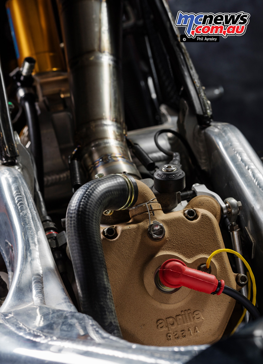 Harada's Aprilia RSW2 500 twostroke Grand Prix machine MCNews