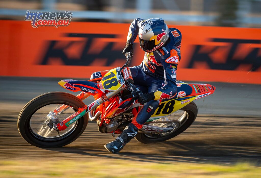 Aussie Max Whale clinches Factory KTM American Flat Track Singles ride