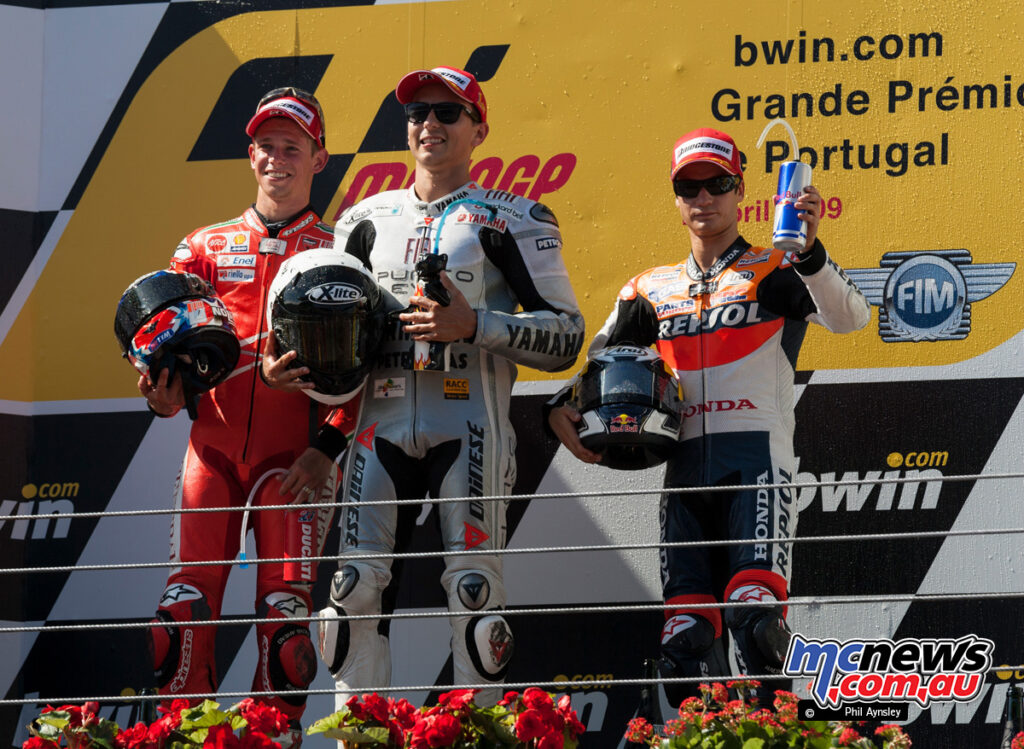 Podium celebrations