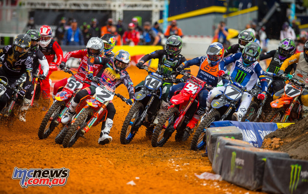 450SX Main Event Start - AMA SX Round 9 Daytona 2021