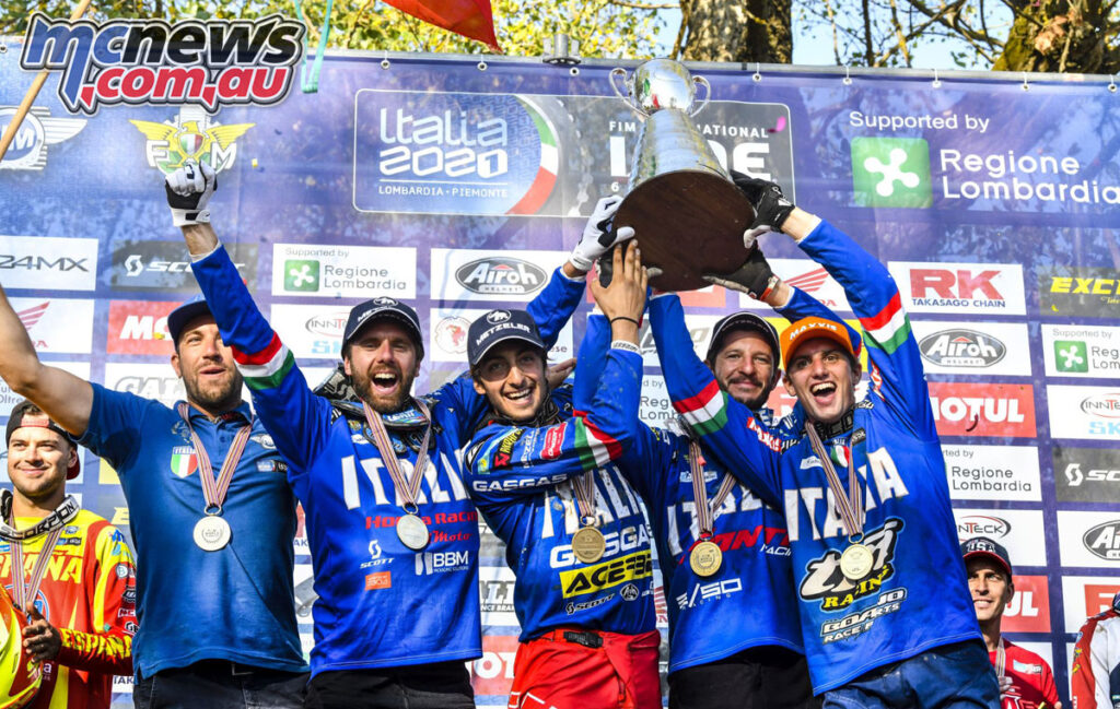 Italy has won the 2021 ISDE World Trophy, as well as the World Junior Trophy
