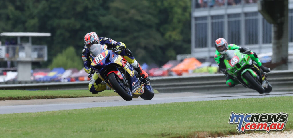 Jake Lewis also competed in the Honos Superbike class for the Superbike Cup Crown