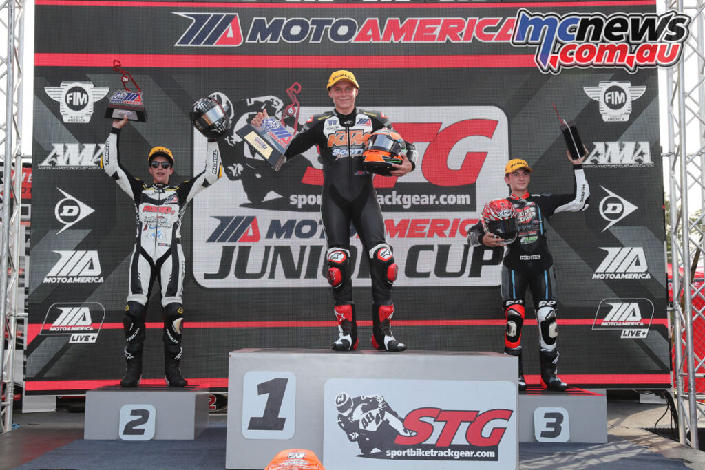 Tyler Scott topped Saturday's podium ahead of