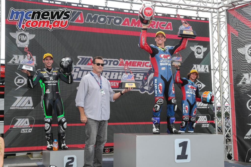 Sean Dylan Kelly topping the Saturday podium