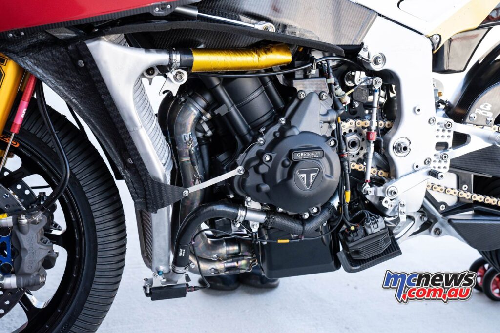 Triumph's 765 cc Moto2 engine - Image by 2snap