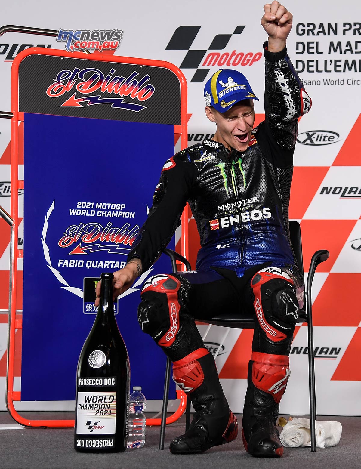 Fabio Quartararo is the 2021 MotoGP World Champion 