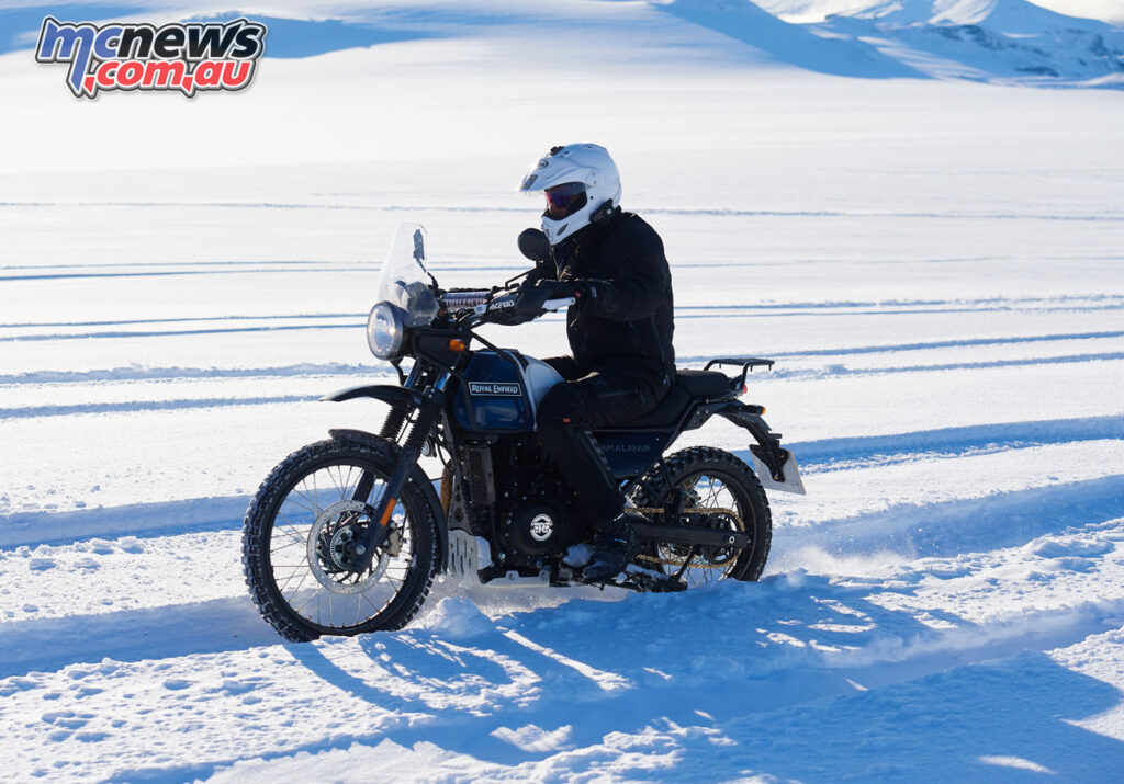 Two specially prepared Royal Enfield Himalayans will make the trek to the South Pole