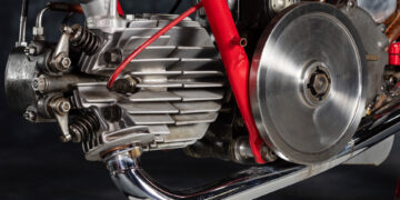 A special 350 Moto Guzzi racer built by the legendary Ken Sprayson