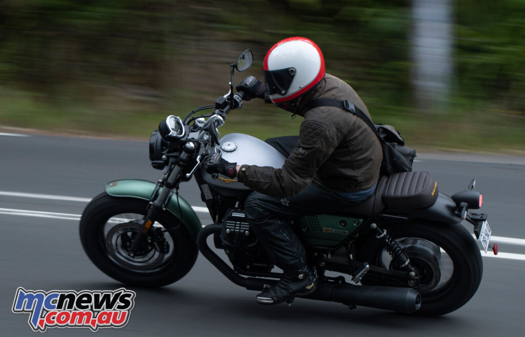 The V9 Bobber is well capable of delivering thrills through the twisties
