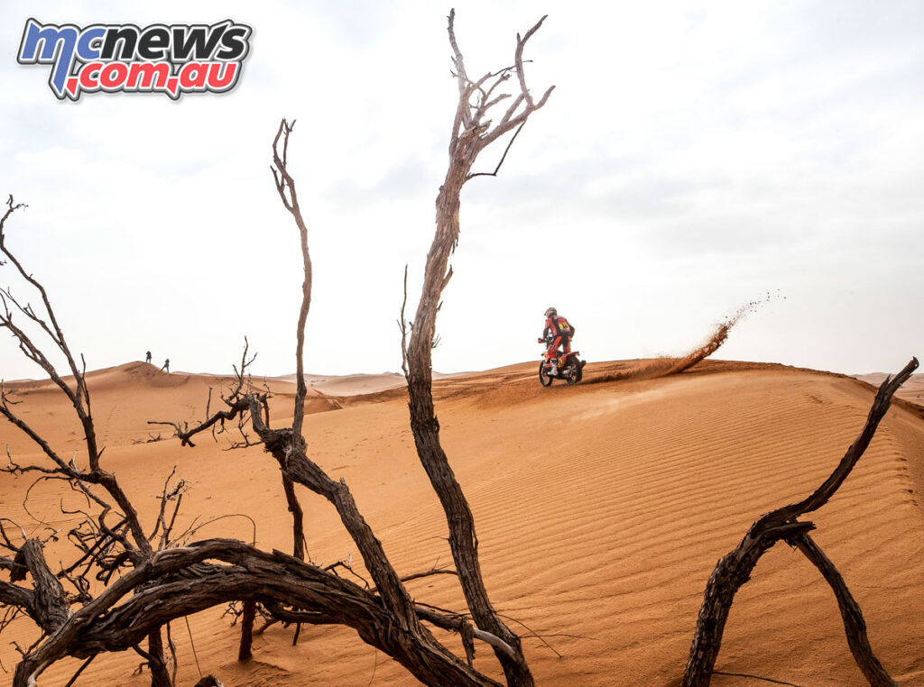 Toby Price moves into top five overall after Dakar 2022 Stage 2
