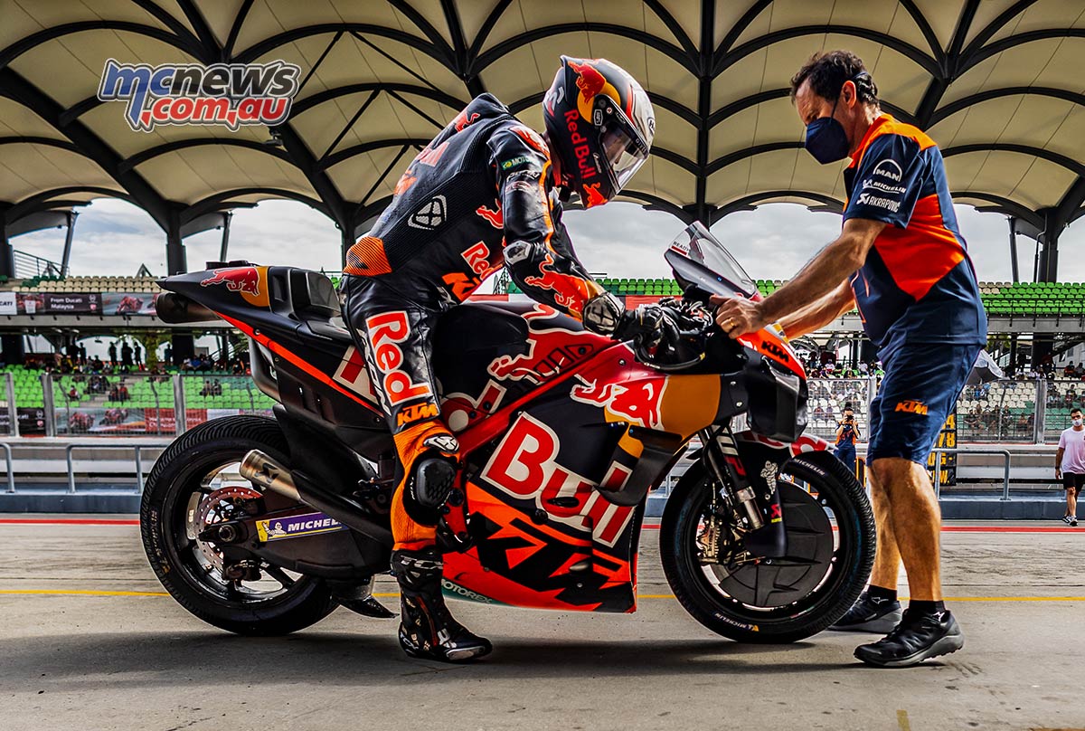 KTM's 'Red Bull F1' aero input ready for Sepang MotoGP test