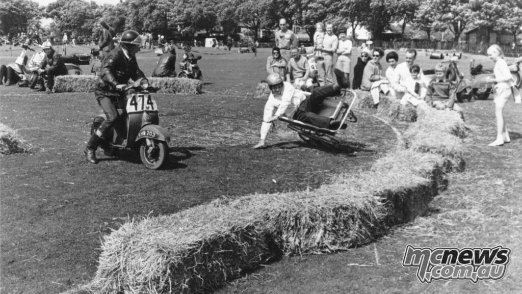 Pram racing was a popular past time