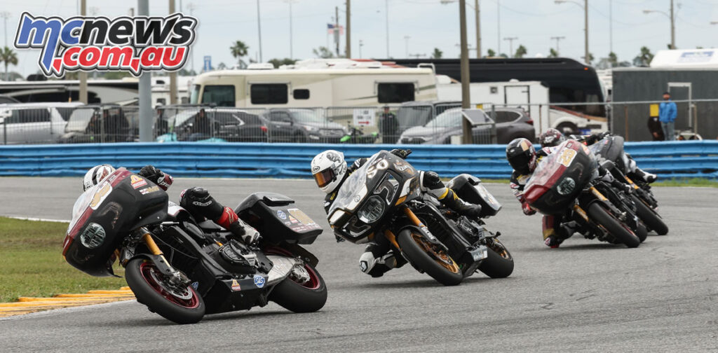 King of the Baggers on track at the Daytona 200