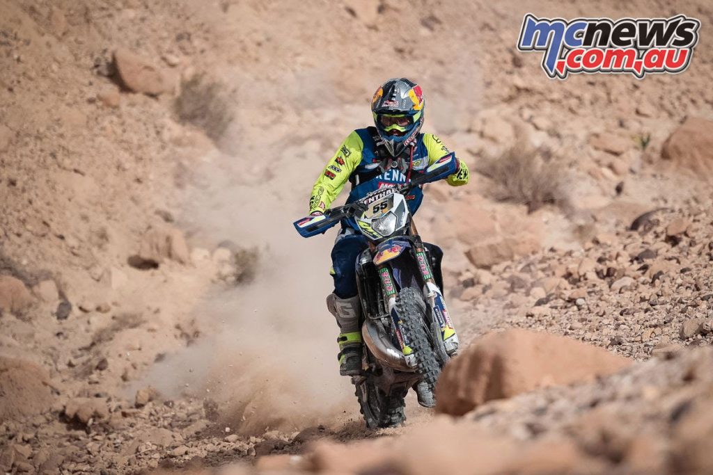 Sherco Factory Racing dominated Day 2 of the 2022 Minus 400