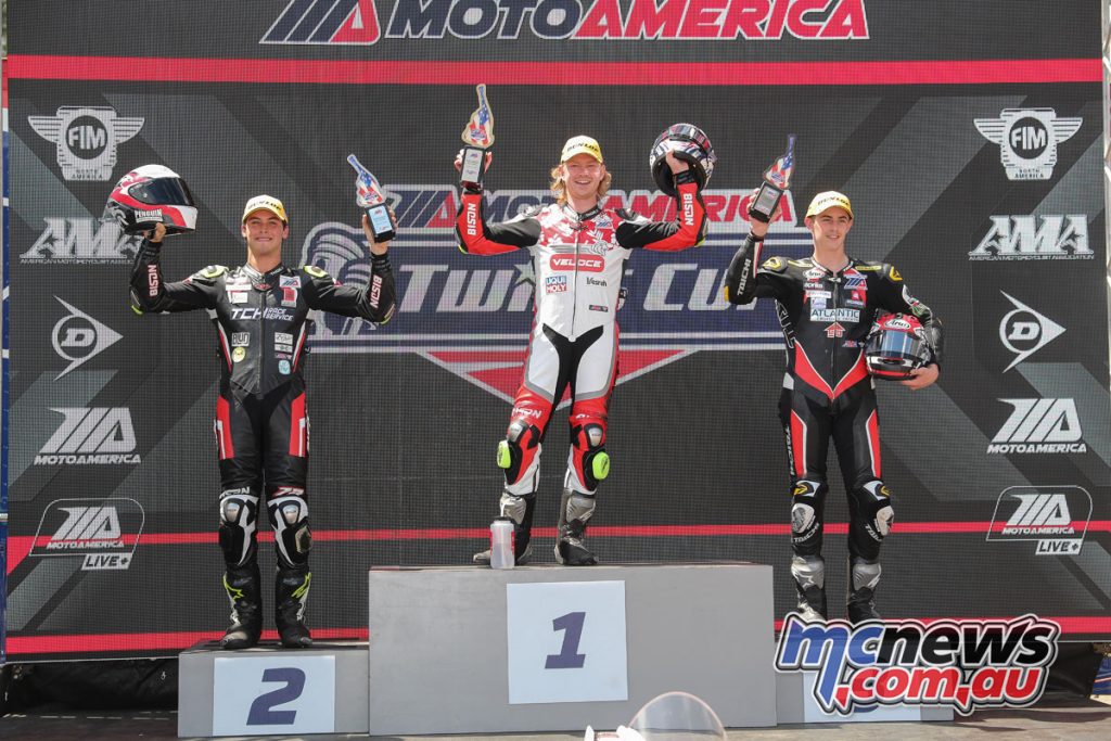 Jody Barry topped the Twins Cup podium with