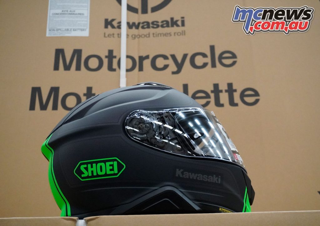 Kawasaki Shoei GT-Air II helmet 