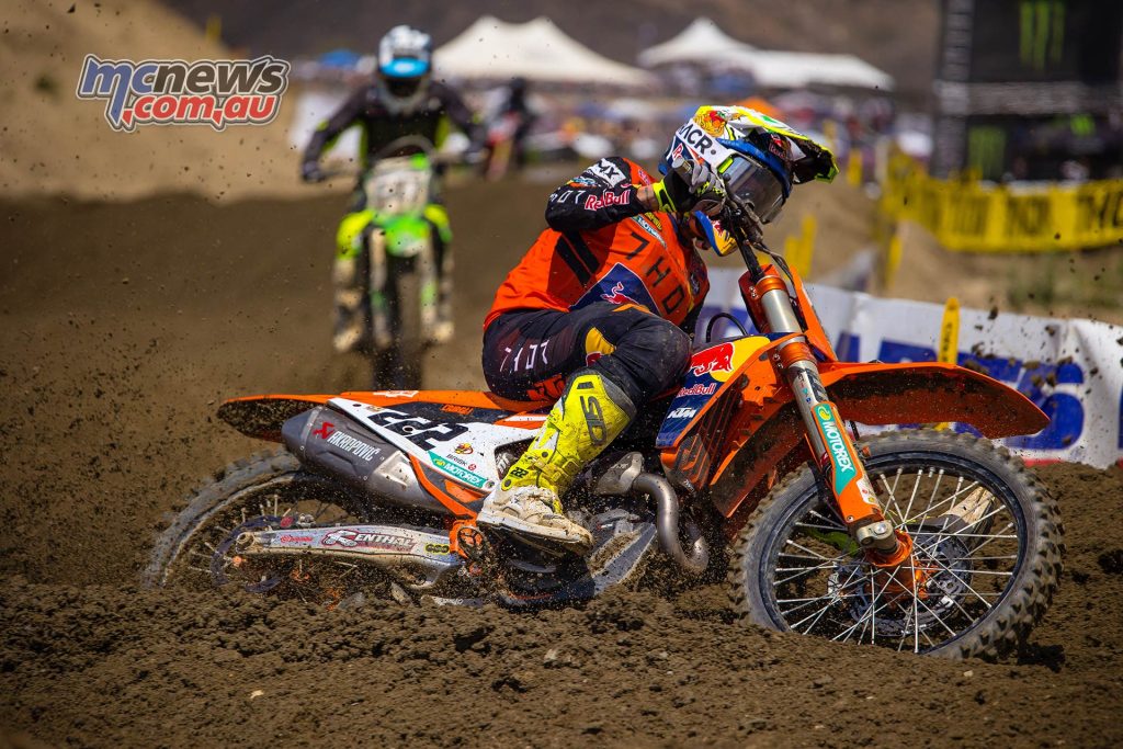 Antonio Cairoli at the AMA Pro MX season opener at Fox Raceway - Image Jeff Kardas