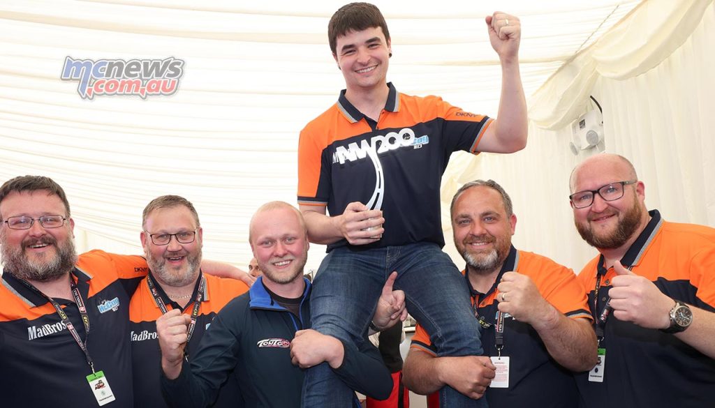 Gary McCoy won the Newcomer award at this year’s fonaCAB and Nicholl Oils North West 200.