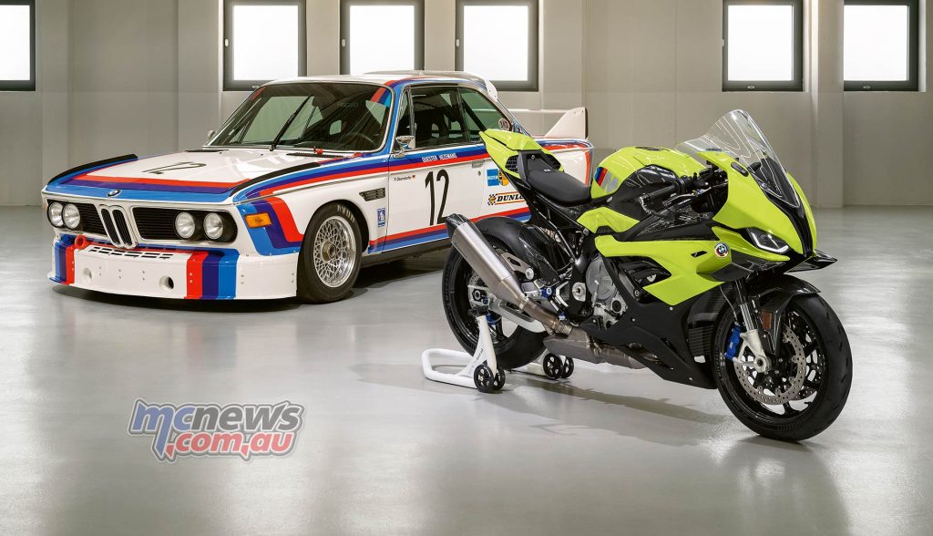 BMW 3.0 CSL and the M 1000 RR 50 Years