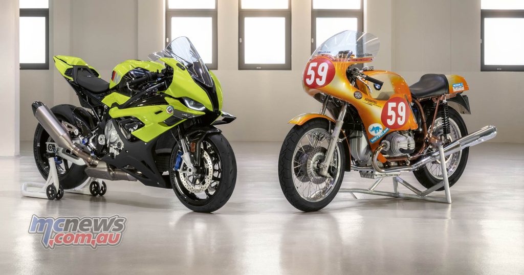 Helmut Dähne R 90 S Racer and the M 1000 RR 50 Years