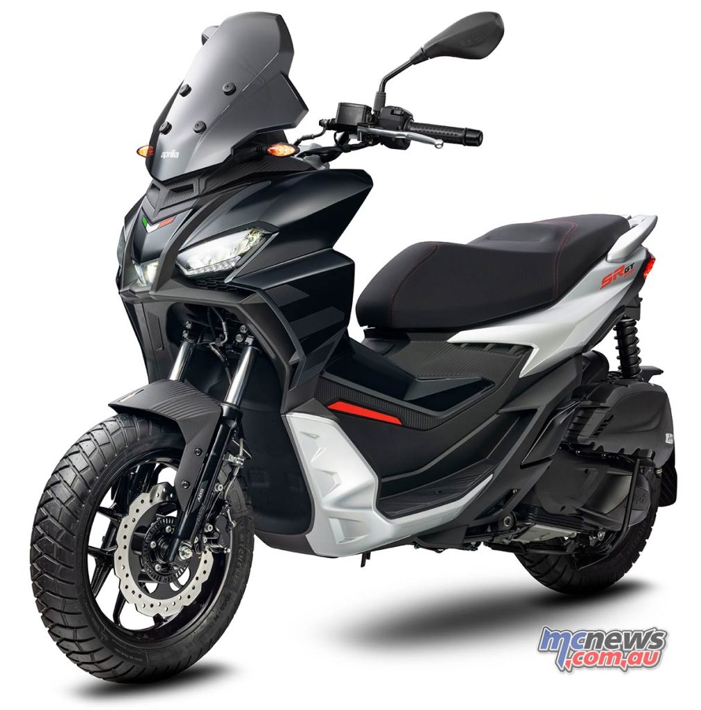 The standard ST GT 125 can be upgraded to the 'Sport' for $100 AUD, which nabs you red wheels and a different color scheme
