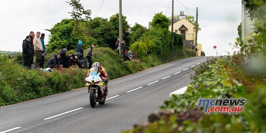 John McGuinness failed to fire in the Supersport TT