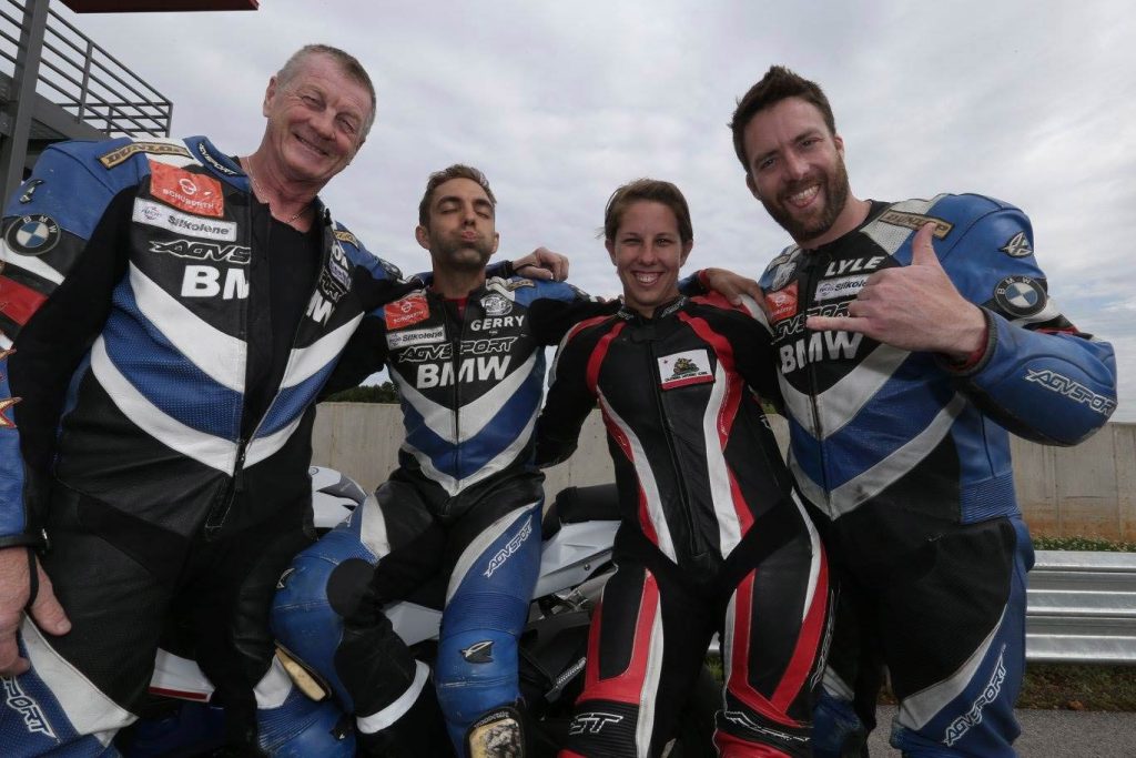 Steph with others USA Superbike School coaches