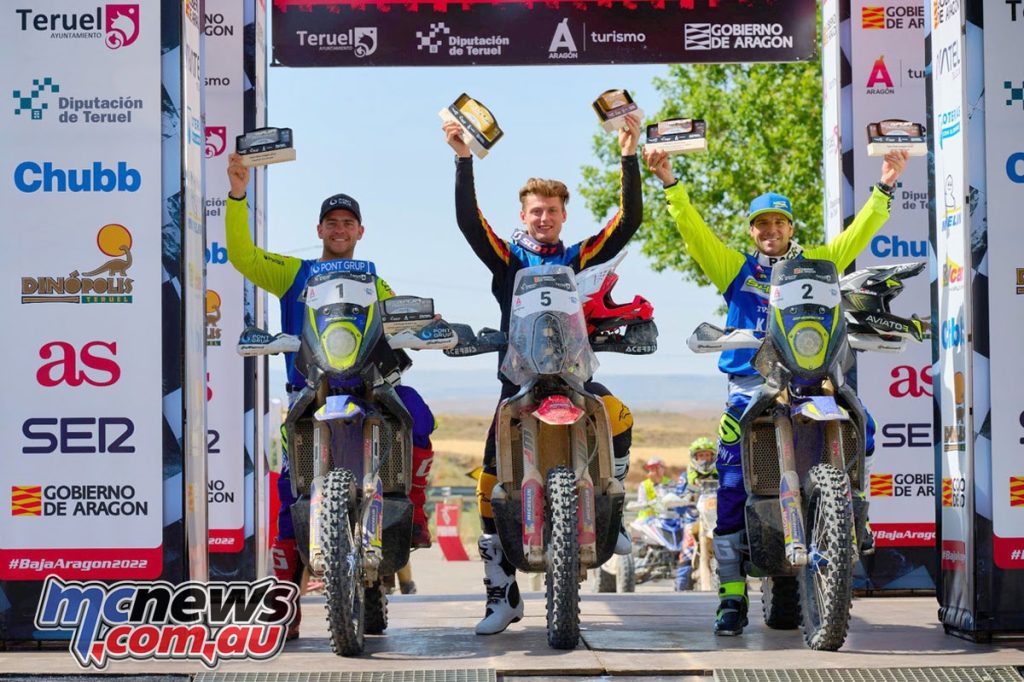 Tosha Schareina won the 2022 Baja Spain Aragón