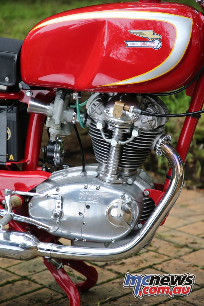 Ducati 250 Mach 1 - The bevel drive overhead camshaft single was a work of art...