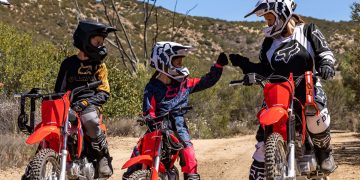 2023 Honda CRF kid's range is arriving in dealers now