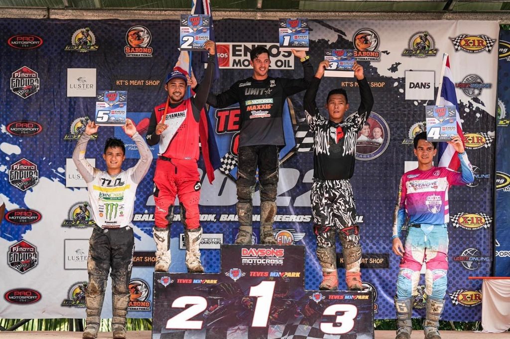 Joel Evans topped the podium at Dumaguete