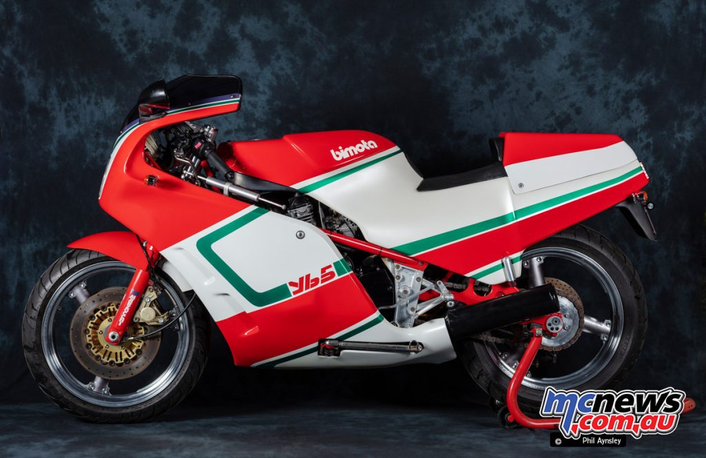 The YB5 included room for a pillion in an unusual move by Bimota