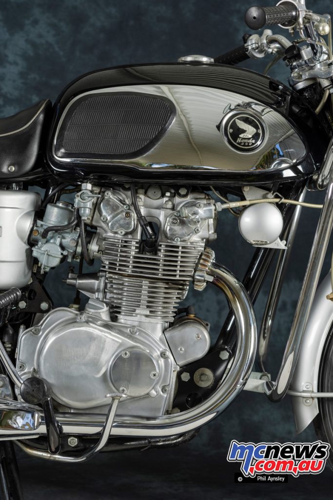 DOHC and CV carburettors were standout features on the CB450