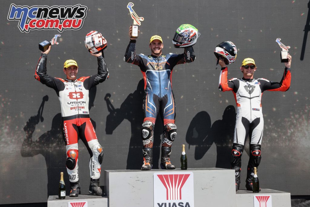 The final Stock podium of the year saw Hayden Gillim on the top step,