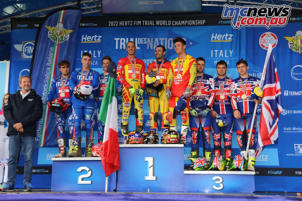 Spain topped the podium ahead of Italy and Great Britain