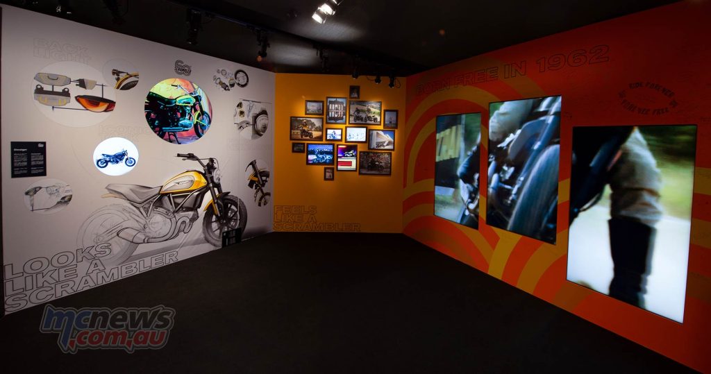 In the Ducati Museum, temporary exhibition "Scrambler 60" illustrated and celebrated the history of the Land of Joy