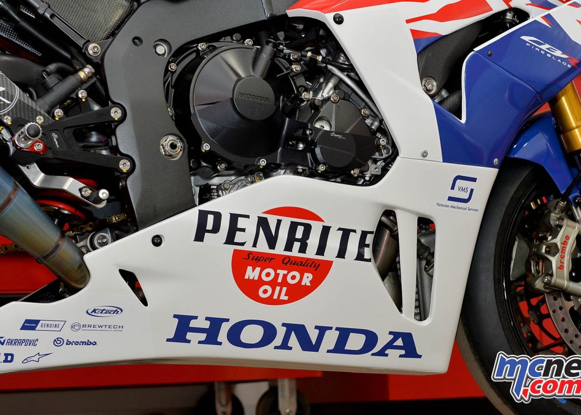 Penrite Honda livery for MotoGP supports