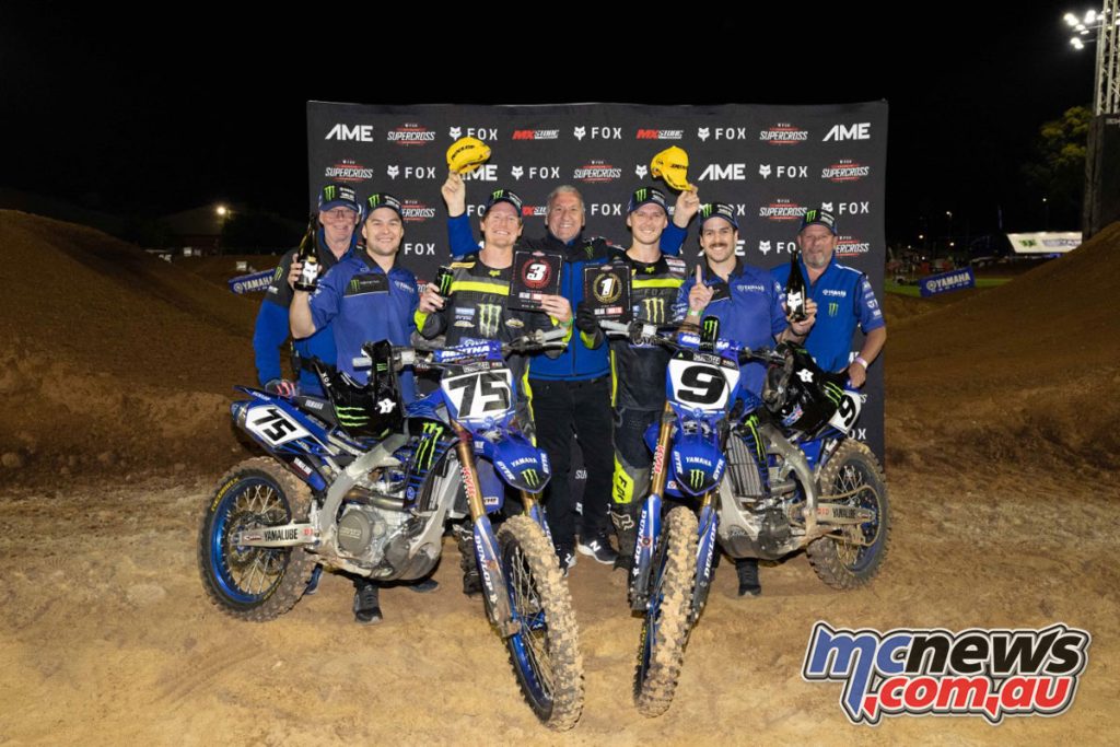 Aaron Tanti and Josh Hill made is a 1-3 for CDR Yamaha on the podium in SX1