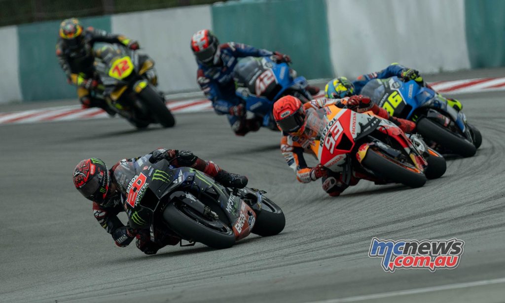 2022 MotoGP Rnd19 Sepang Race Quartararo Marquez Mir Rins Bezz