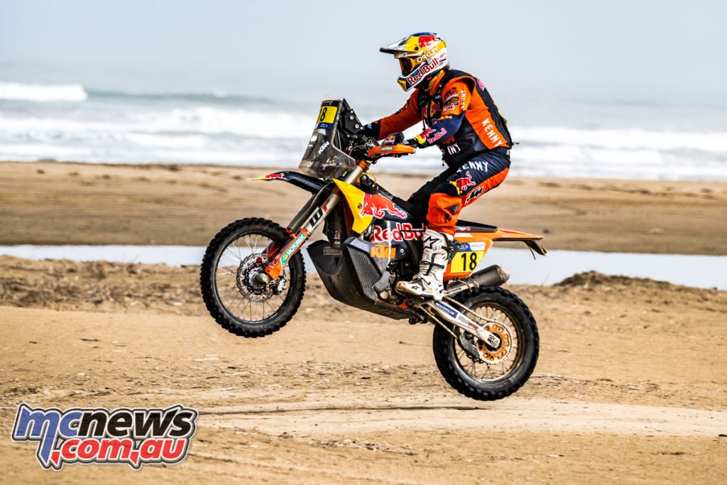 Toby Price third after Stage One of the 2022 Rallye Du Maroc