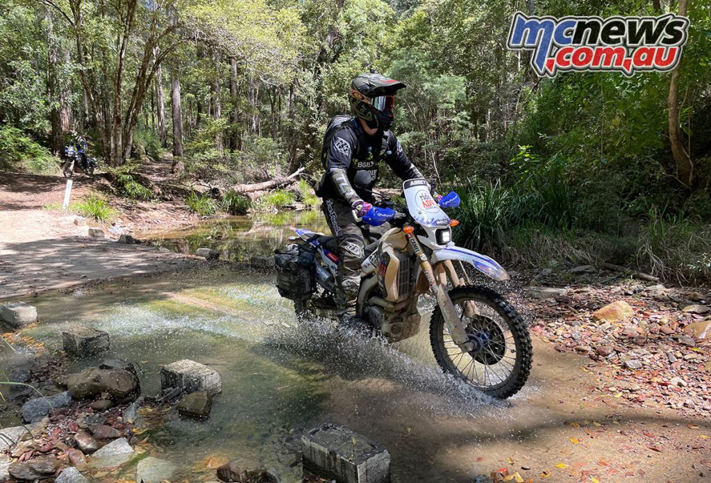 Yamaha WR250R Rally running in 2022, in addition to Wauchope