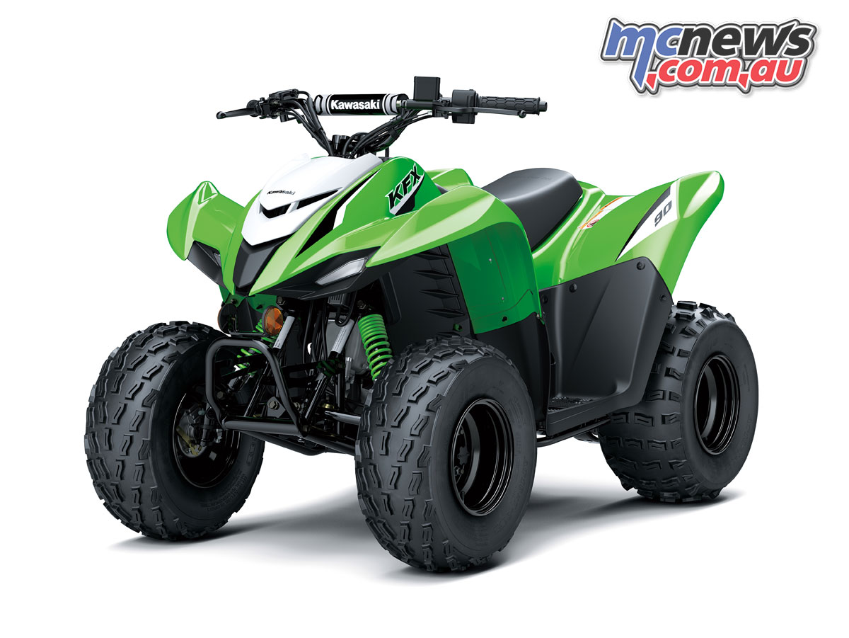 Kawasaki KFX90 Youth ATV updated for 2023 MCNews