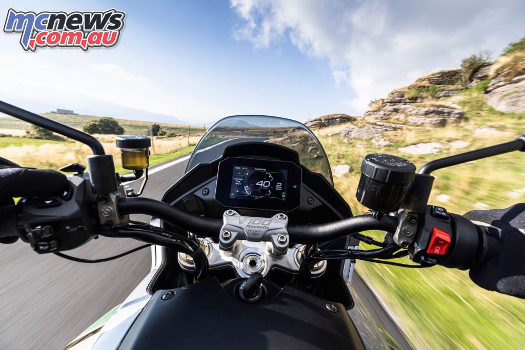 Moto Guzzi also promise a smooth RbW system