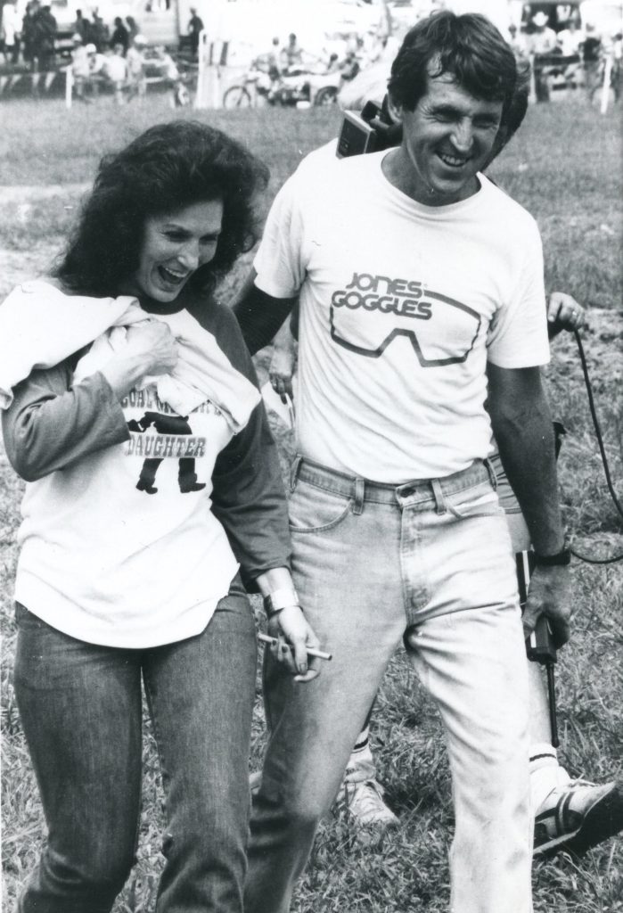 Loretta Lynn and Dave Coombs at the ranch. Image courtesy of Racer X