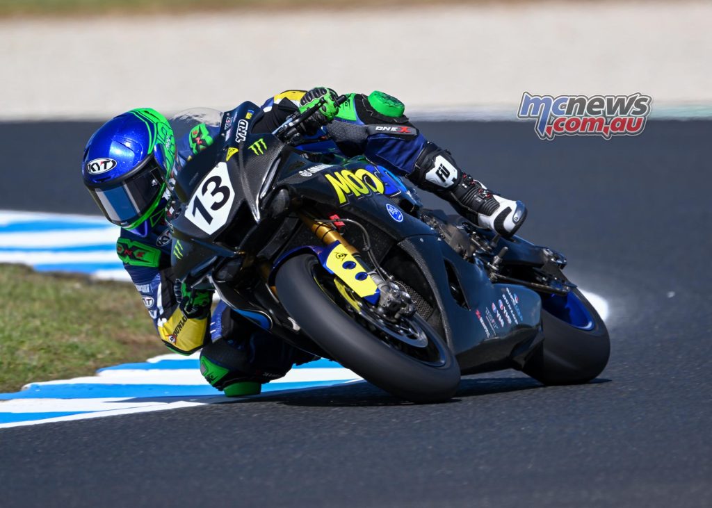 The MotoGO Yamaha must have made some giant leaps forward for Westy to go P3 and show his potential - Image RbMotoLens