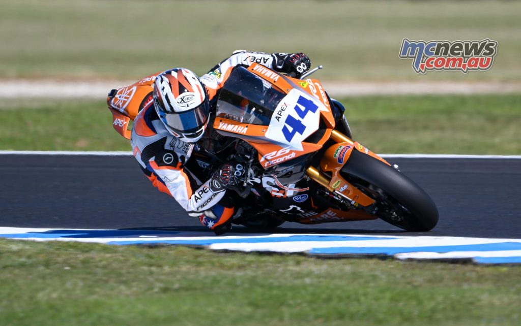 Tom Bramich topped Supersport proceedings this morning at Phillip Island - Image RbMotoLens