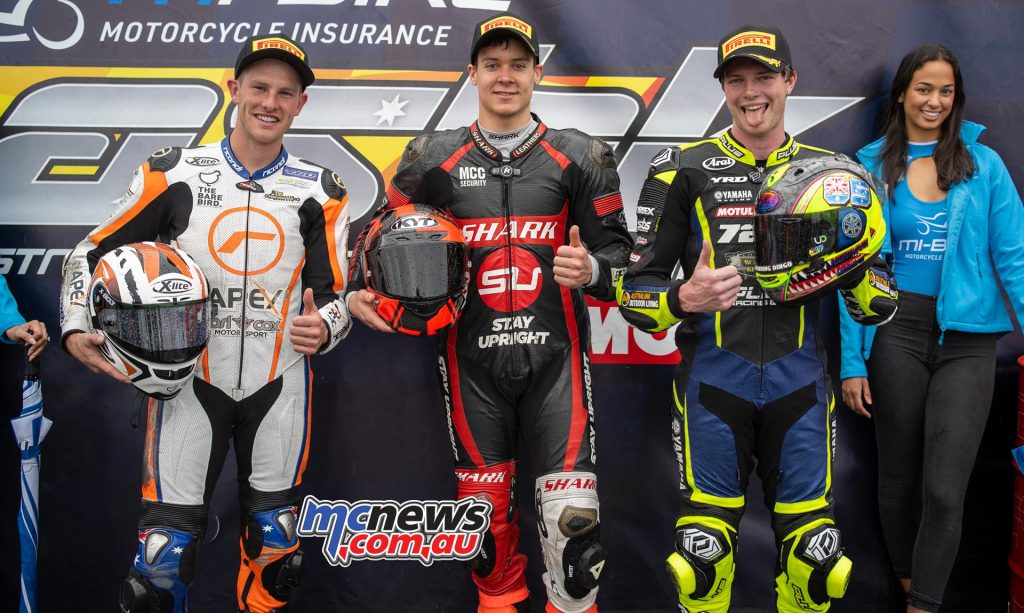 Michelin Supersport Race One Results Jack Passfield Tom Bramich +1.196 Ty Lynch +2.899 Image RbMotoLens