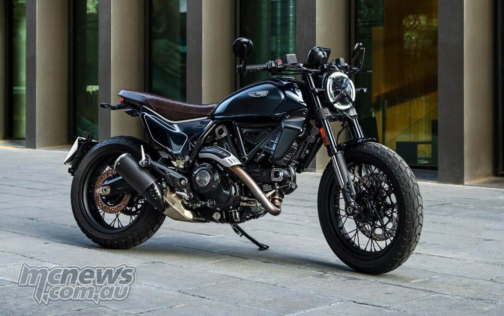 The 2023 Ducati Scrambler Nightshift also lands from $20,100 ride-away