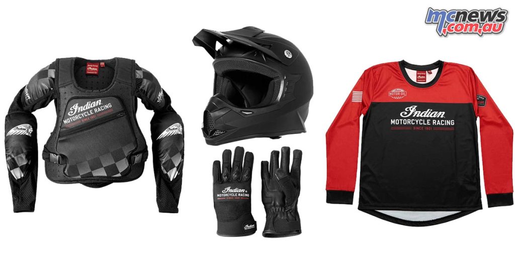 Indian Motorcycles youth gear is also available