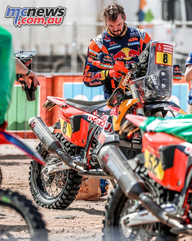 Toby Price - Dakar Stage 11 Report and Results